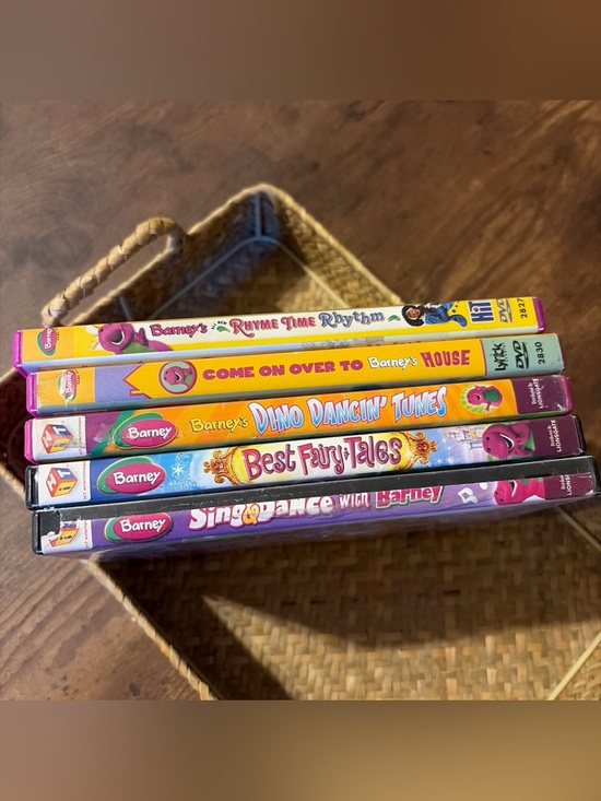 Barney Other - Lot of 5 Barney DVD’s Kids Children Educational Imagination Purples Dinosaur